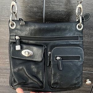 Soprano Pebbled Leather Crossbody Bag